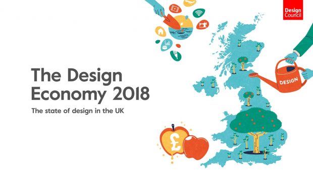 Logo for the Design Economy 2018.