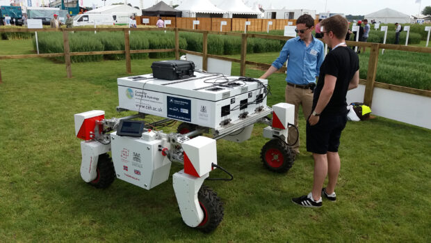 Crop-picking robot.